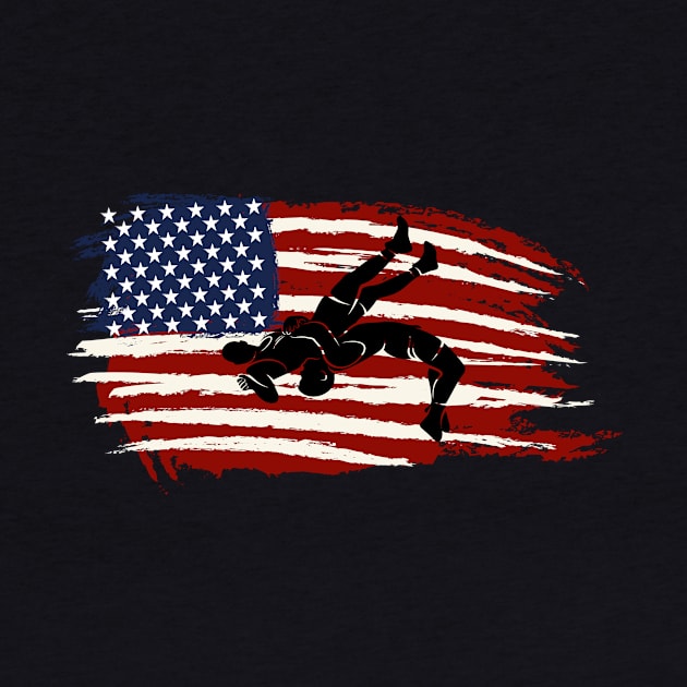 Vintage Capoeira America Flag by Quotes NK Tees